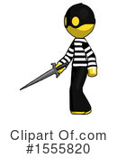Yellow  Design Mascot Clipart #1555820 by Leo Blanchette