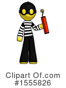 Yellow  Design Mascot Clipart #1555826 by Leo Blanchette