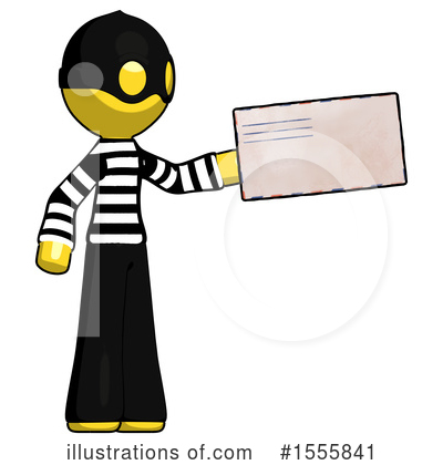 Royalty-Free (RF) Yellow  Design Mascot Clipart Illustration by Leo Blanchette - Stock Sample #1555841