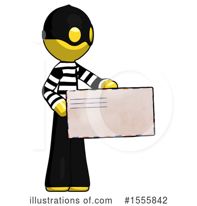 Royalty-Free (RF) Yellow  Design Mascot Clipart Illustration by Leo Blanchette - Stock Sample #1555842