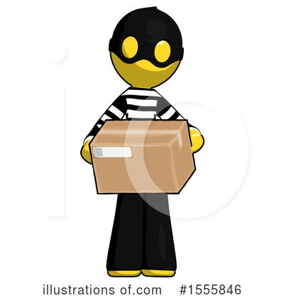 Royalty-Free (RF) Yellow  Design Mascot Clipart Illustration by Leo Blanchette - Stock Sample #1555846