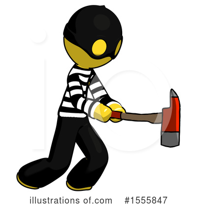 Royalty-Free (RF) Yellow  Design Mascot Clipart Illustration by Leo Blanchette - Stock Sample #1555847