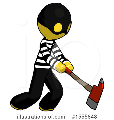Royalty-Free (RF) Yellow  Design Mascot Clipart Illustration by Leo Blanchette - Stock Sample #1555848