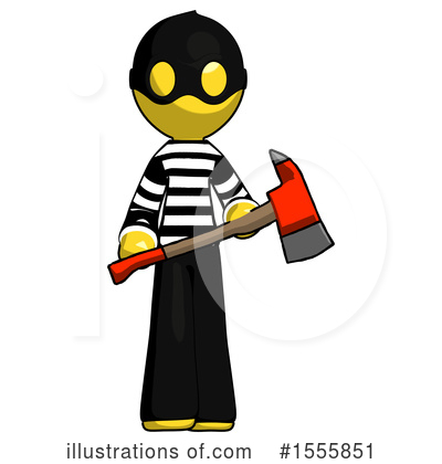 Royalty-Free (RF) Yellow  Design Mascot Clipart Illustration by Leo Blanchette - Stock Sample #1555851
