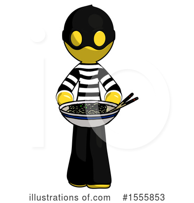 Royalty-Free (RF) Yellow  Design Mascot Clipart Illustration by Leo Blanchette - Stock Sample #1555853