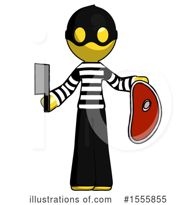 Royalty-Free (RF) Yellow  Design Mascot Clipart Illustration by Leo Blanchette - Stock Sample #1555855