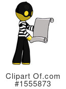 Yellow  Design Mascot Clipart #1555873 by Leo Blanchette
