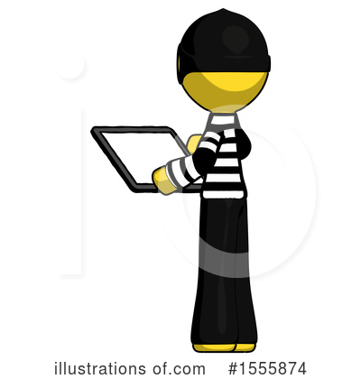 Royalty-Free (RF) Yellow  Design Mascot Clipart Illustration by Leo Blanchette - Stock Sample #1555874