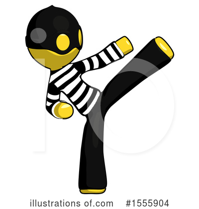 Royalty-Free (RF) Yellow  Design Mascot Clipart Illustration by Leo Blanchette - Stock Sample #1555904