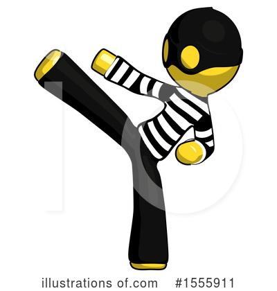 Royalty-Free (RF) Yellow  Design Mascot Clipart Illustration by Leo Blanchette - Stock Sample #1555911