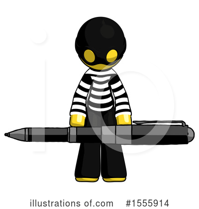 Royalty-Free (RF) Yellow  Design Mascot Clipart Illustration by Leo Blanchette - Stock Sample #1555914