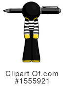 Yellow  Design Mascot Clipart #1555921 by Leo Blanchette