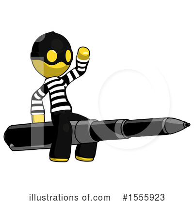 Royalty-Free (RF) Yellow  Design Mascot Clipart Illustration by Leo Blanchette - Stock Sample #1555923