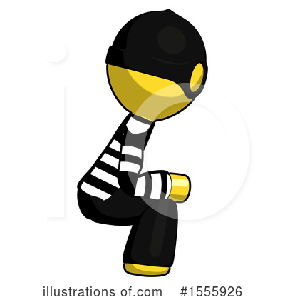 Royalty-Free (RF) Yellow  Design Mascot Clipart Illustration by Leo Blanchette - Stock Sample #1555926