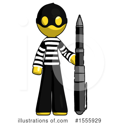 Royalty-Free (RF) Yellow  Design Mascot Clipart Illustration by Leo Blanchette - Stock Sample #1555929