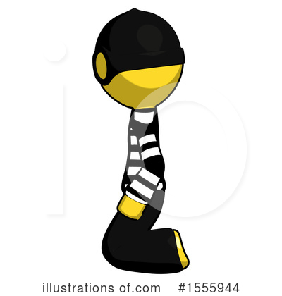 Royalty-Free (RF) Yellow  Design Mascot Clipart Illustration by Leo Blanchette - Stock Sample #1555944