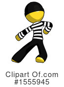 Yellow  Design Mascot Clipart #1555945 by Leo Blanchette