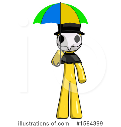 Royalty-Free (RF) Yellow Design Mascot Clipart Illustration by Leo Blanchette - Stock Sample #1564399