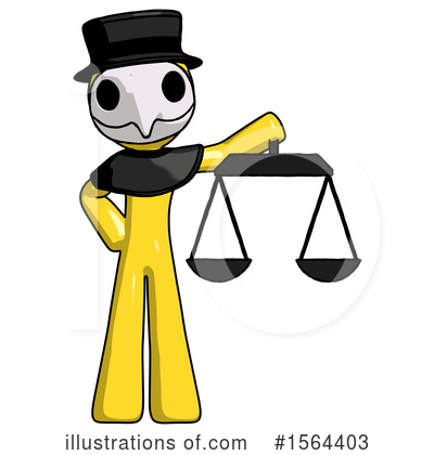 Royalty-Free (RF) Yellow Design Mascot Clipart Illustration by Leo Blanchette - Stock Sample #1564403