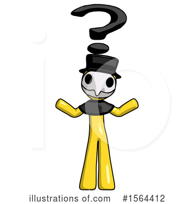 Royalty-Free (RF) Yellow Design Mascot Clipart Illustration by Leo Blanchette - Stock Sample #1564412
