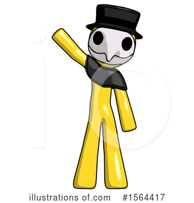 Royalty-Free (RF) Yellow Design Mascot Clipart Illustration by Leo Blanchette - Stock Sample #1564417
