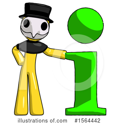 Royalty-Free (RF) Yellow Design Mascot Clipart Illustration by Leo Blanchette - Stock Sample #1564442