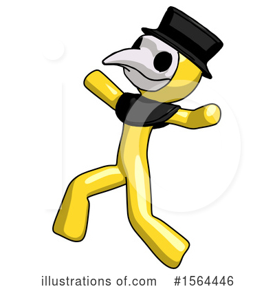Royalty-Free (RF) Yellow Design Mascot Clipart Illustration by Leo Blanchette - Stock Sample #1564446