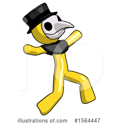 Royalty-Free (RF) Yellow Design Mascot Clipart Illustration by Leo Blanchette - Stock Sample #1564447