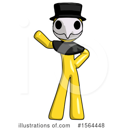 Royalty-Free (RF) Yellow Design Mascot Clipart Illustration by Leo Blanchette - Stock Sample #1564448