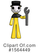 Yellow Design Mascot Clipart #1564449 by Leo Blanchette