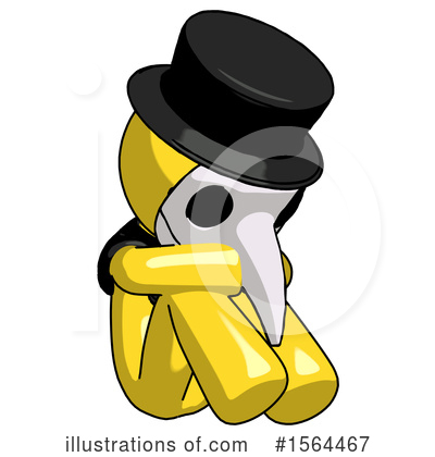 Royalty-Free (RF) Yellow Design Mascot Clipart Illustration by Leo Blanchette - Stock Sample #1564467