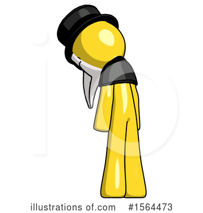 Royalty-Free (RF) Yellow Design Mascot Clipart Illustration by Leo Blanchette - Stock Sample #1564473