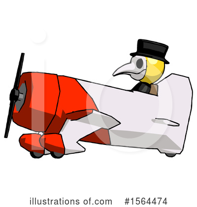 Royalty-Free (RF) Yellow Design Mascot Clipart Illustration by Leo Blanchette - Stock Sample #1564474