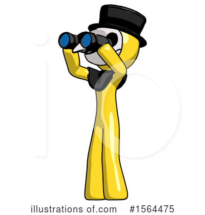 Royalty-Free (RF) Yellow Design Mascot Clipart Illustration by Leo Blanchette - Stock Sample #1564475