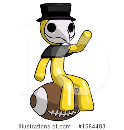 Royalty-Free (RF) Yellow Design Mascot Clipart Illustration by Leo Blanchette - Stock Sample #1564483
