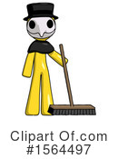 Yellow Design Mascot Clipart #1564497 by Leo Blanchette