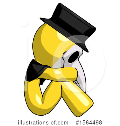 Royalty-Free (RF) Yellow Design Mascot Clipart Illustration by Leo Blanchette - Stock Sample #1564498