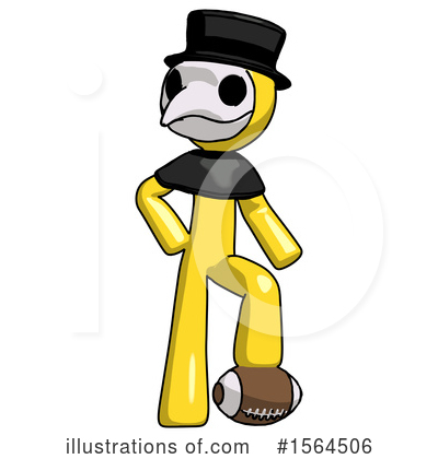 Royalty-Free (RF) Yellow Design Mascot Clipart Illustration by Leo Blanchette - Stock Sample #1564506