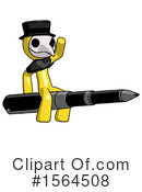 Yellow Design Mascot Clipart #1564508 by Leo Blanchette