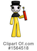 Yellow Design Mascot Clipart #1564518 by Leo Blanchette
