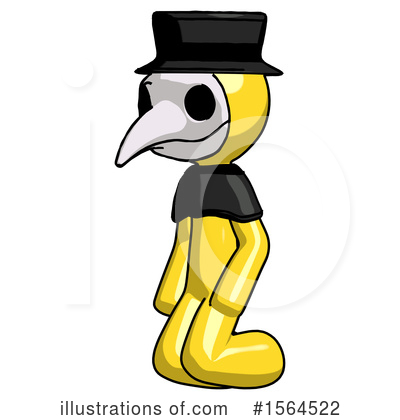 Royalty-Free (RF) Yellow Design Mascot Clipart Illustration by Leo Blanchette - Stock Sample #1564522