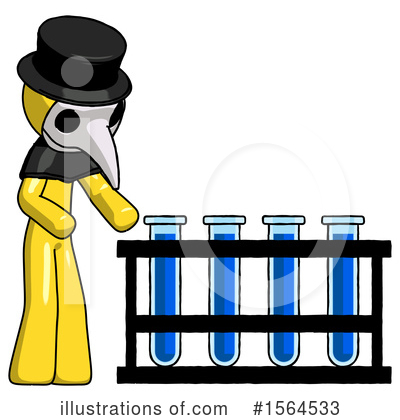 Royalty-Free (RF) Yellow Design Mascot Clipart Illustration by Leo Blanchette - Stock Sample #1564533