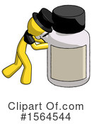 Yellow Design Mascot Clipart #1564544 by Leo Blanchette