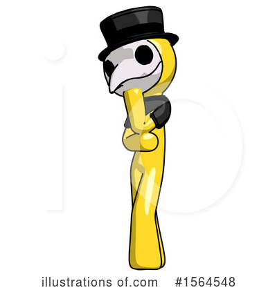 Royalty-Free (RF) Yellow Design Mascot Clipart Illustration by Leo Blanchette - Stock Sample #1564548