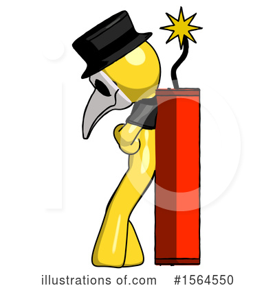 Royalty-Free (RF) Yellow Design Mascot Clipart Illustration by Leo Blanchette - Stock Sample #1564550