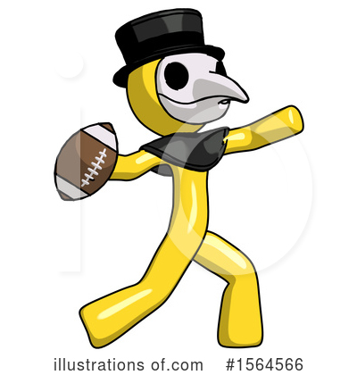 Royalty-Free (RF) Yellow Design Mascot Clipart Illustration by Leo Blanchette - Stock Sample #1564566