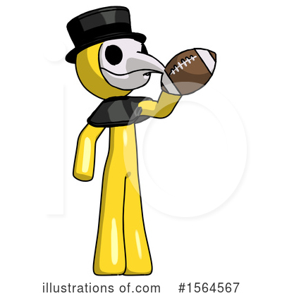 Royalty-Free (RF) Yellow Design Mascot Clipart Illustration by Leo Blanchette - Stock Sample #1564567