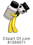 Yellow Design Mascot Clipart #1564571 by Leo Blanchette