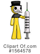 Yellow Design Mascot Clipart #1564578 by Leo Blanchette
