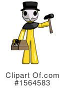 Yellow Design Mascot Clipart #1564583 by Leo Blanchette